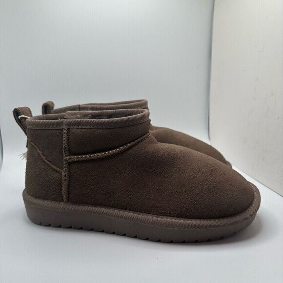 CUSHIONAIRE Women's pull on boot 6 BROWN - Picture 1 of 7